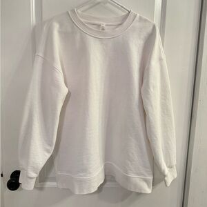 Lululemon All Yours Crew White Terry